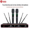 HuiDu U-Q2100 Professional True Diversity Wireless Microphone System (CN version)