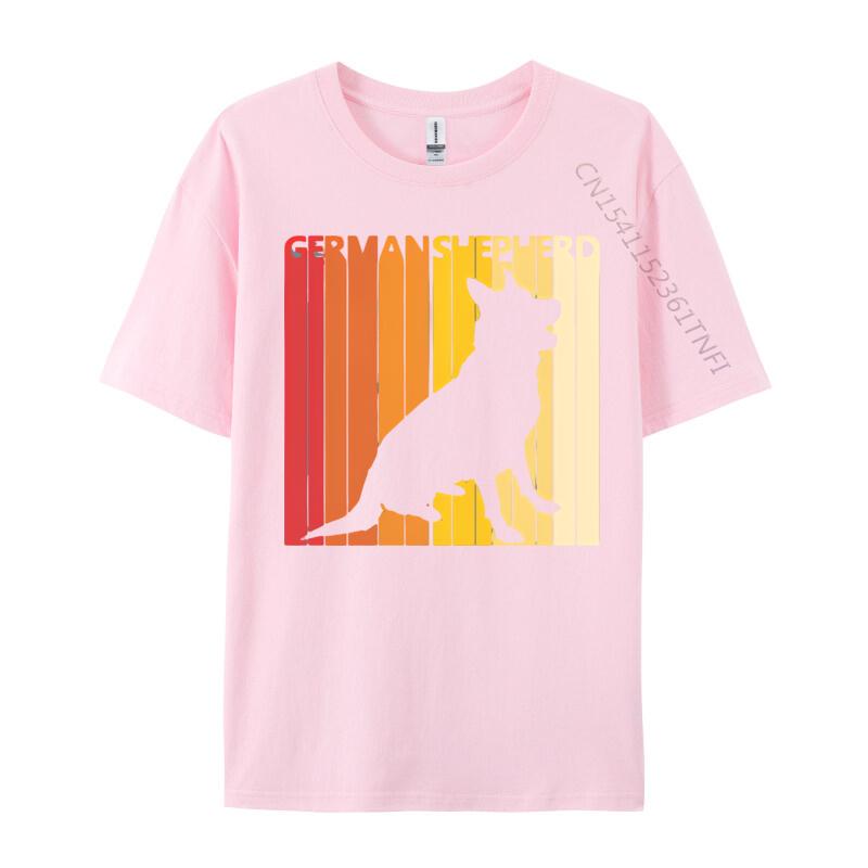 GerUnisex Shepherd Dog Breed Silhouette Tshirt Fitted Adult Top Tshirts Cotton Tops Shirt Comfortable Unisexs TShirts