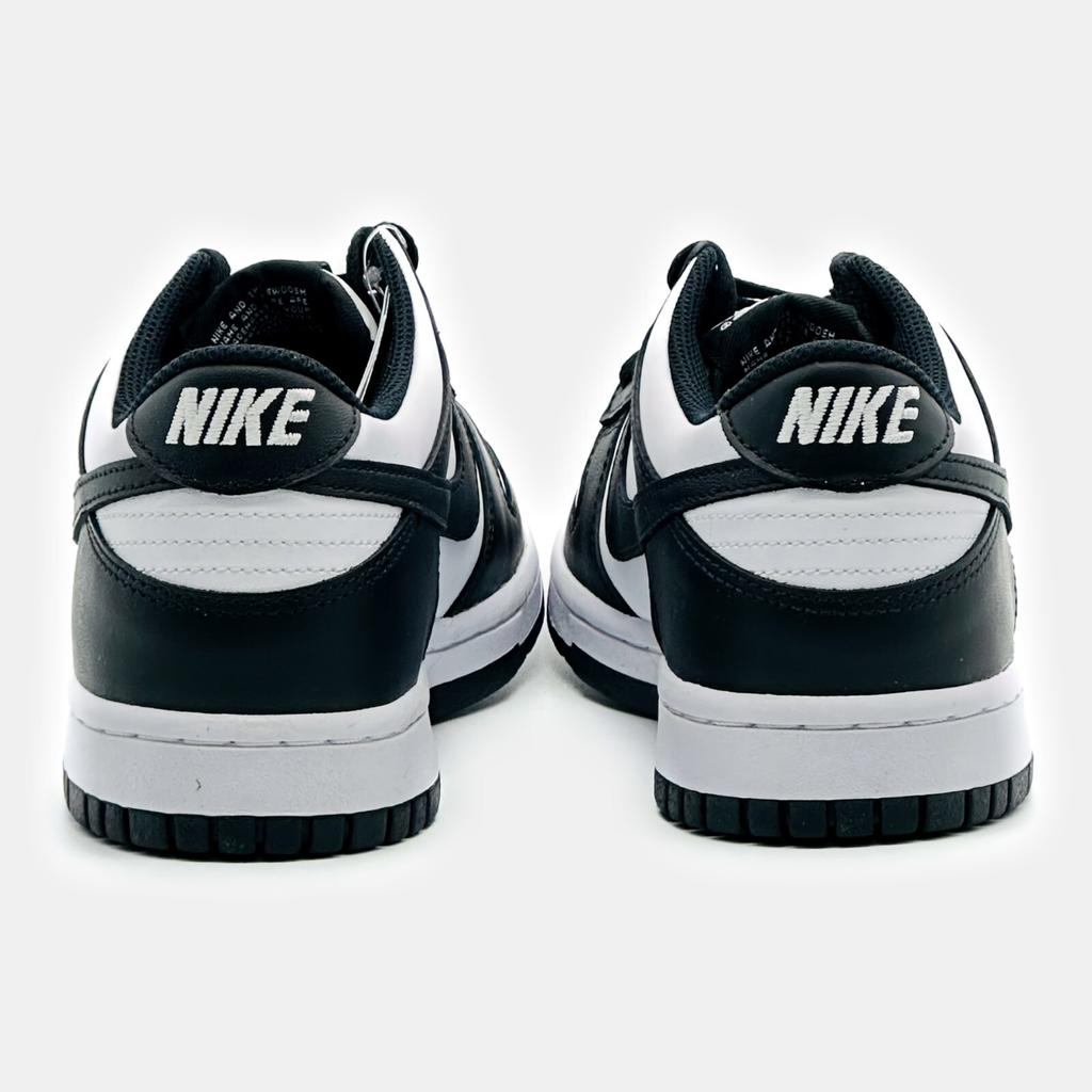 CW1590-100 Nike Dunk Low Retro Белый Черный Panda GS Классические Кроссовки Кожа