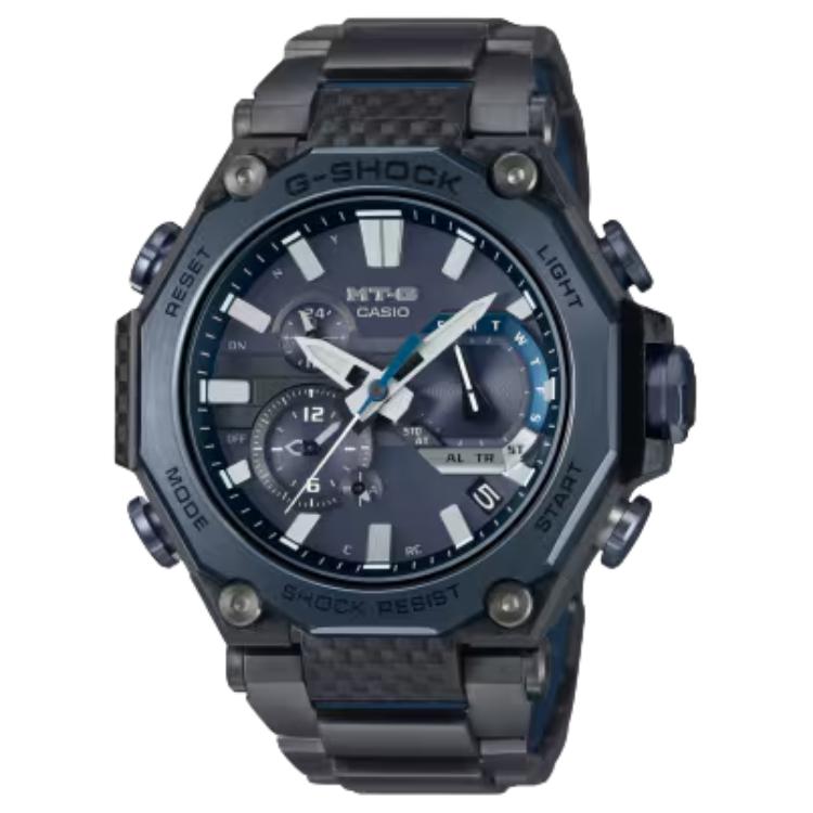 Casio MTG B2000 Водонепроницаемые до 200 м Солнечный кварцевый механизм Ремешок из композитного материала Часы Унисекс MTG-B2000YBD-2AJF