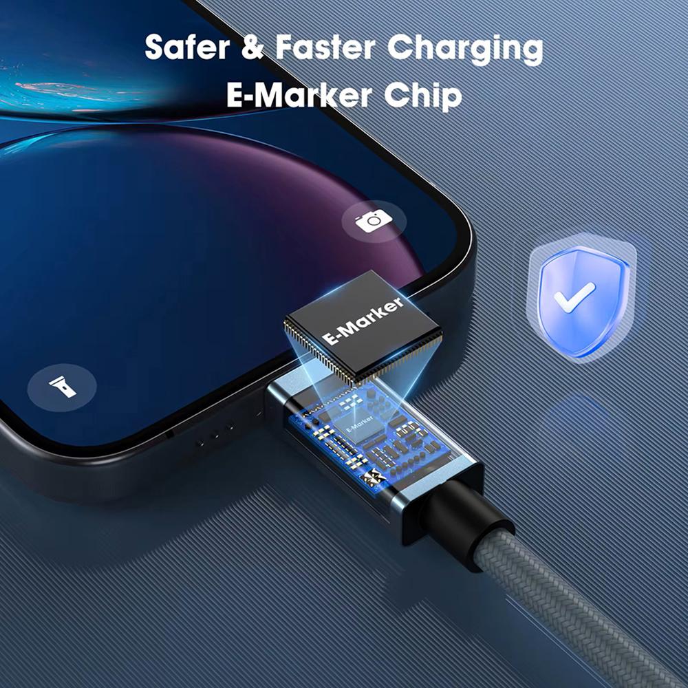 Кабель UGOURD Thunderbolt 4 Type C 40 Гбит/с USB4 0,2 м 1 м 2 м 3 м USB C на USB C 240 Вт Кабель быстрой зарядки Thunderbolt3 для EGPU SSDХороший продукт