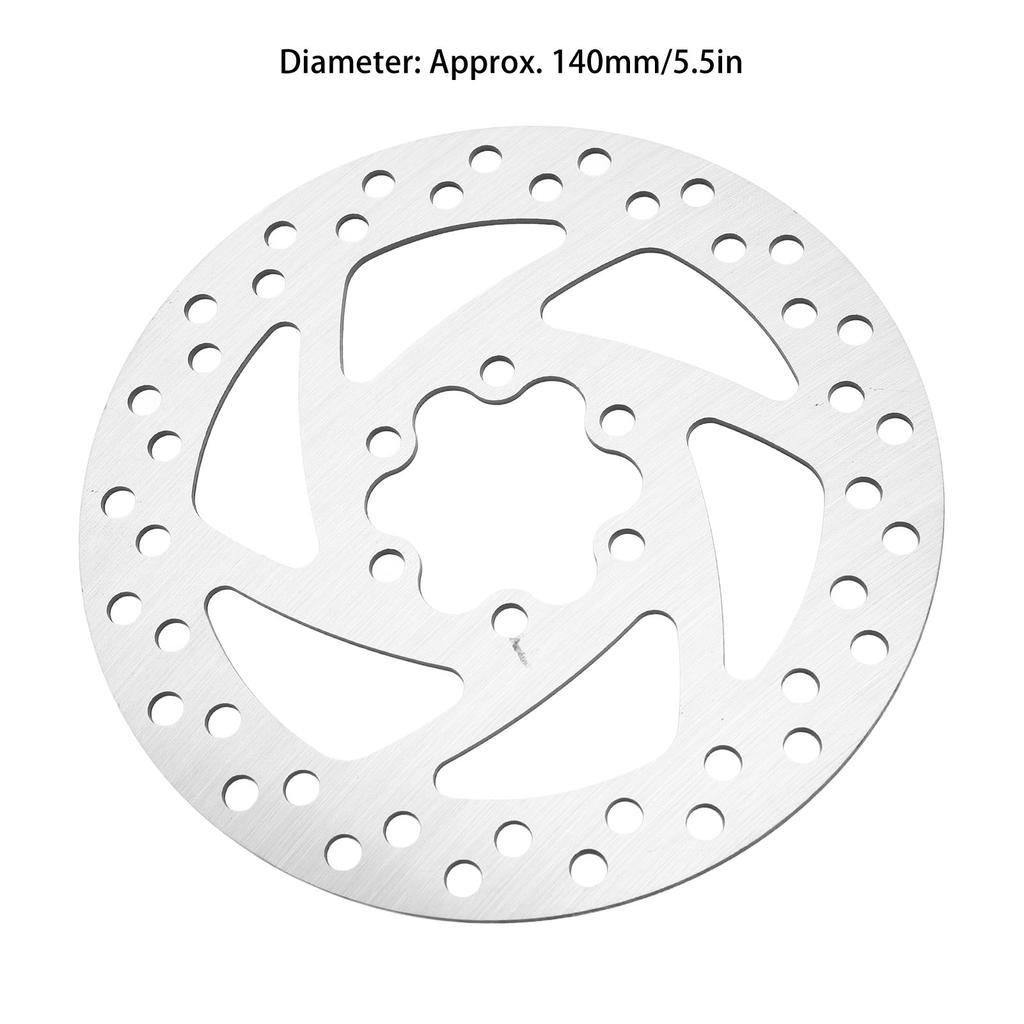 Тормозной диск для электросамоката Sealup Тормозной диск Диаметр 140 мм 6 отверстий Металлический тормозной диск для самоката для электросамокатов Sealup