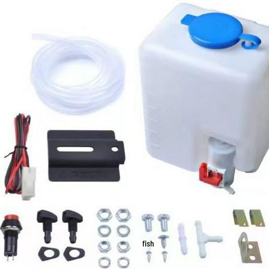 Exclusive Electric Wiper & Washer Set for UTV/ATV Buggy and Farm Vehicles