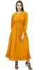 Bimba Women's Cotton Smocked Waist Long Casual Maxi Dress