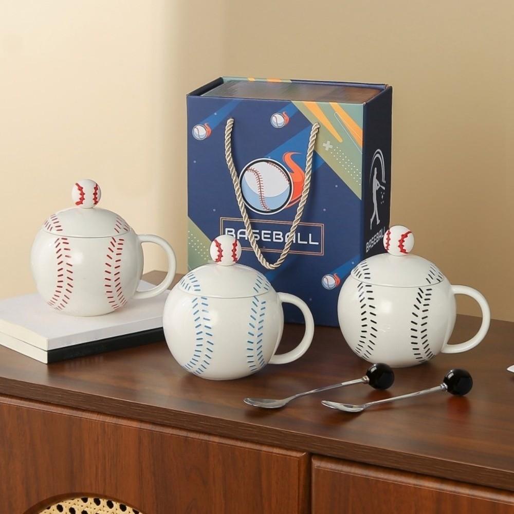 420ml Tea Cup Creative Ceramic Mug Water Cup Baseball Cup  Gift for Baseball Lover