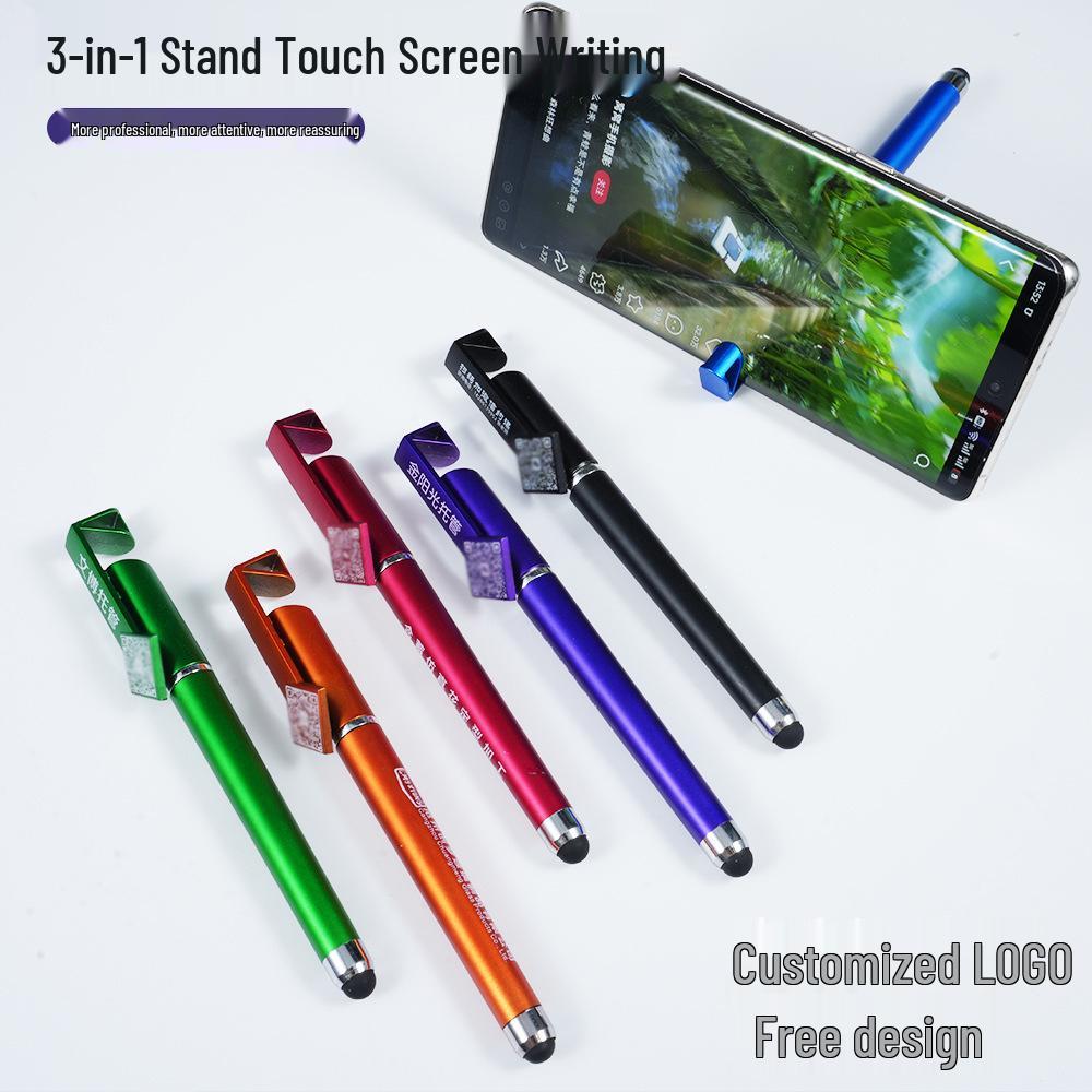 Custom Logo Multi-Functional Pen: Phone Holder, QR Code, Capacitive Touch, Promotional Signature