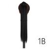 LISI HIAR Women Long Straight Ponytail Hair Wig Red Wine Blond Light Grey Black Synthetic Fiber Hair Extensions Party Time Daily Use