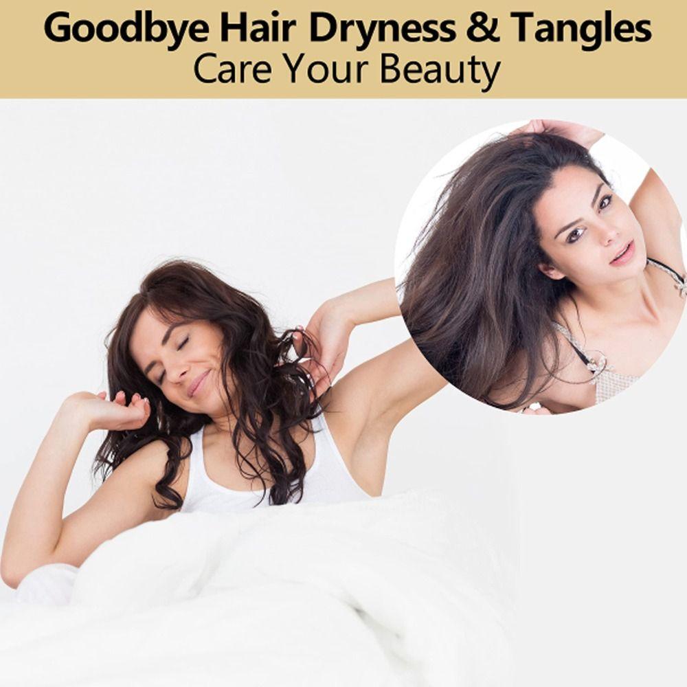 Регулируемая шелковистая атласная шапочка для волос с двумя слоями, модная шелковая повязка для волос для сна