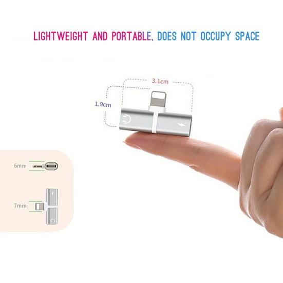 Мини Портативный 8-контактный Адаптер для Разъема для Наушников Конвертер Зарядки и Аудио для iPhone