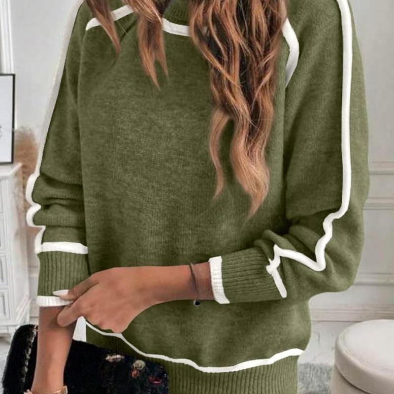 Зимний женский элегантный однотонный вязаный теплый свитер с высоким воротом и длинными рукавами