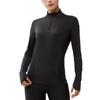 Solid Collar Quick Dry Breathable Long Sleeve T-Shirt Women's