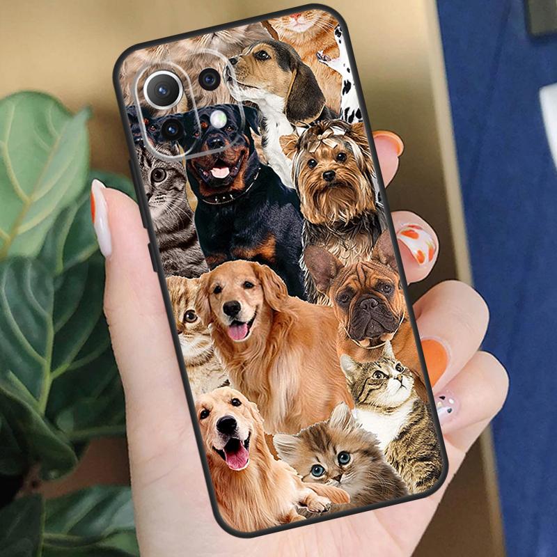 Чехол с рисунком собак Бульдог и Бигль Для Xiaomi 15T 14T 13T Pro 14 15 Ultra 17 Pro Max POCO X7 F8 Pro X5 X6 F5 F6 F7 Чехол