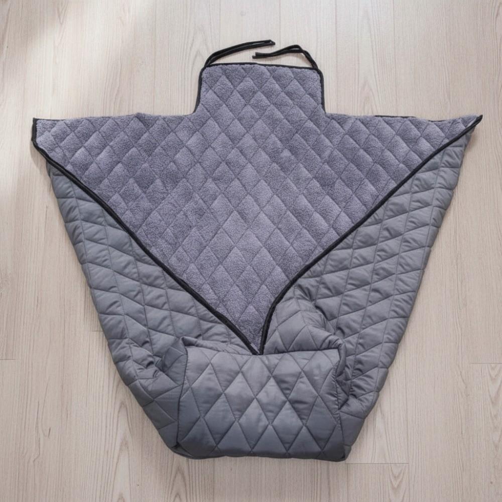 Zipper Wheelchair Windproof Blanket Fleece-Lined Wheelchair User Leg Cover Nursing Home
