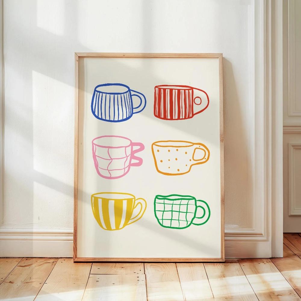 But First Cafecito Quotation Canvas Print Minimalist Matcha Club Spanish Wall Art Poster for Modern Living Room Cafe Home Decor