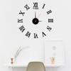 Creative Nordic Living Room Acrylic Roman Clock Bedroom DIY Silent Wall Clock Home Wall Decoration Clock