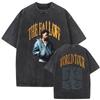 Футболка унисекс J. Cole The Fall Off World Tour 2026, винтажная стирка, мужская, женская, хип-хоп, готическая, оверсайз, хлопковая, стритвир