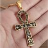 Stainless Steel High Quality Ancient Egyptian Anka Cross Pendant - A Unique and Fashionable Men's Stainless Steel Amulet Gift