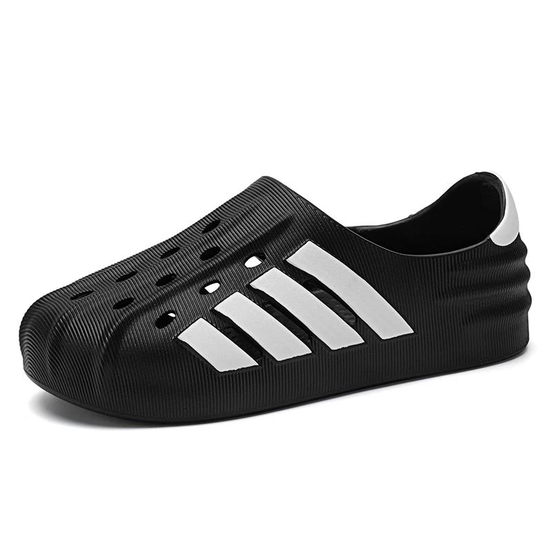 Couple Style External Wearing Hole Shoes Non Slip Tulip Slippers Outdoor Footwear Beach Casual Comfort Clogs Men's Sandals