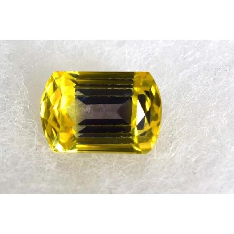 Natural Pitambari Sapphire Bi-Color Cushion Cut 15+ Ct Beautiful Gemstone