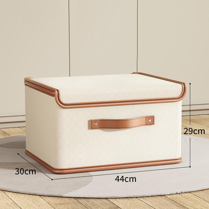 Dustproof Storage Box with Lid Double Thickness Moisture-proof Storage Box Large Capacity Foldable Clothes Storage Box