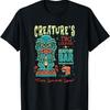 Creature Tiki Lounge Lagoon - Retro Hawaii Surf Vacation T-Shirt