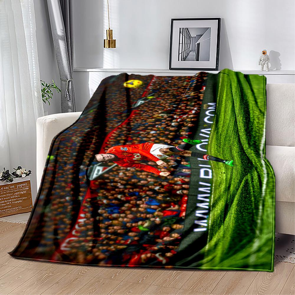 Sports Team Celebration Blanket Comfortable Great for Bed Picnics Livingroom All-Season Use Digital Print Gifts For Family Or Friends