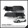 Rear Trunk Side Anti-Kick Pad for Tesla Model Y 2025 Full Coverage Protection Kit Car Anti-dirty Pad 4Pcs Accessories Black