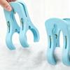 5Pcs Plastic Clothes Pins Windproof Strong Grip Clothes Pegs Heavy Duty Sheets Towels Laundry Clothing Drying Clothespin Clip