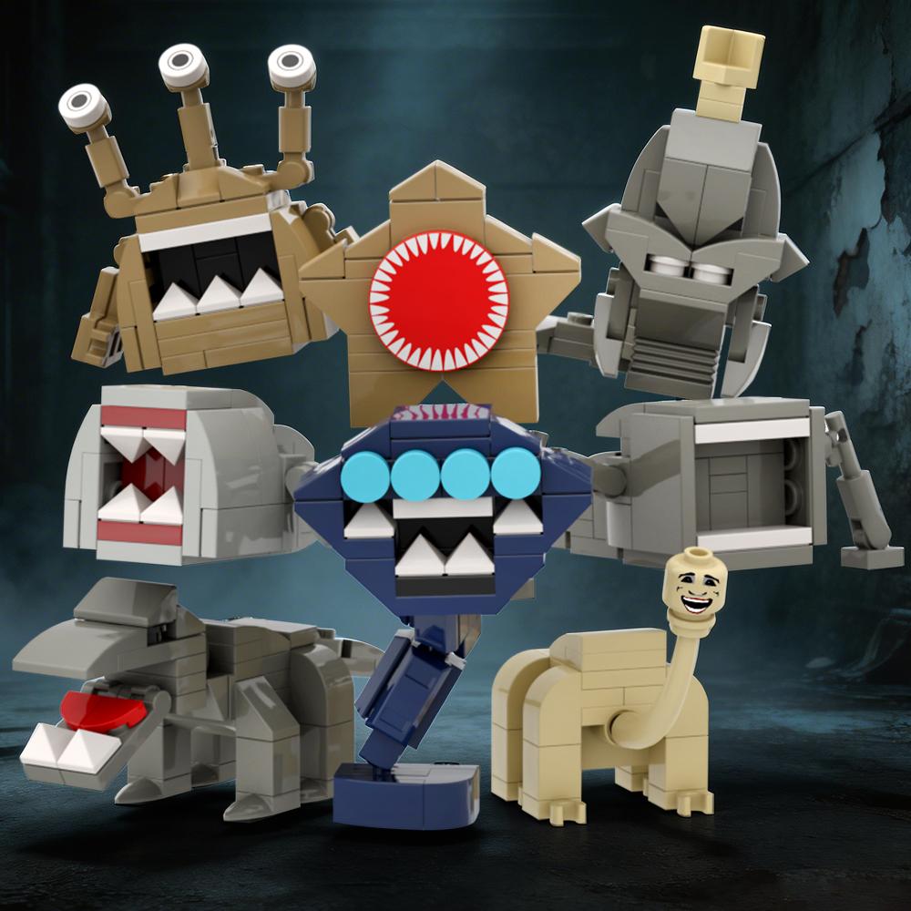 НОВЫЕ Строительные Блоки Bloop Sea Eat Subnautica Модель Морского Существа Reefback Конструктор DIY Игрушки для Сборки Образовательный Подарок на День Рождения Рождество