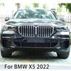 2X для BMW для X5 G05 2019-2024 глянцевый черный ABS передняя противотуманная фара крышка лампы отделка детали аксессуары черный