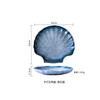 Japanese Tableware Creative Ceramic  Sushi Plate, Shell  Snack  Fruit Plate Household