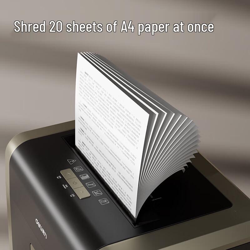 Deli GA706 Commercial High-Security Paper Shredder CN plug (adapter included)