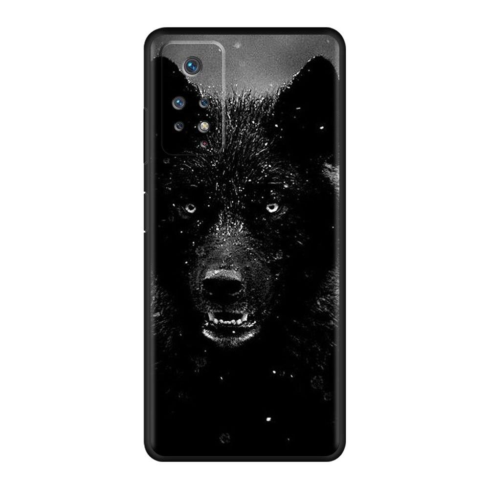 Официальный для Xiaomi Redmi Note K40 9T 7 10 9C 9 8 9S 9A 11 Pro K40S 10C 8T Celulares Fundas Beast Lion Wolf