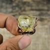 Citrine Rough Gemstone Ring Electroformed Copper Ring Adjustable Ring Electroformed Jewelry Handmade Rings Copper Jewelry Anniversary Gifts