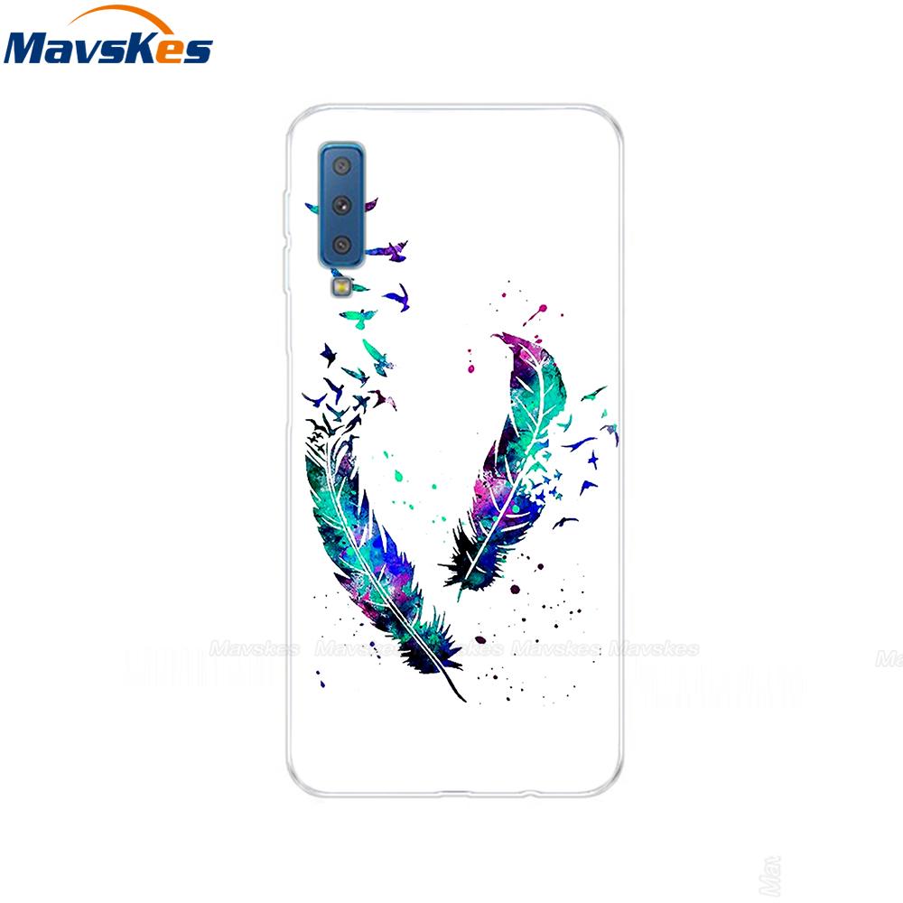 Силиконовый Чехол Для Samsung Galaxy A7 2018 Чехол A750 A750F Чехол 6.0' ТПУ Чехол для Телефона Для Samsung A 7 2018 750 750F Fundas Coque