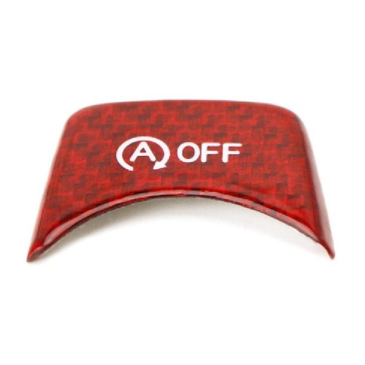 Red Real Carbon Fiber Start/Stop Button Cover For BMW F22 F30 F34 2 3 4 Series
