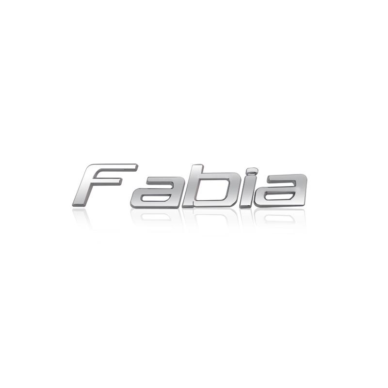 HGWE4 Bright silver Metal car Rear trunk Decals Emblem badge sticker For Skoda 4x4 Yeti Octavia Superb Fabia Kamiq Karoq Kodiaq Rapid