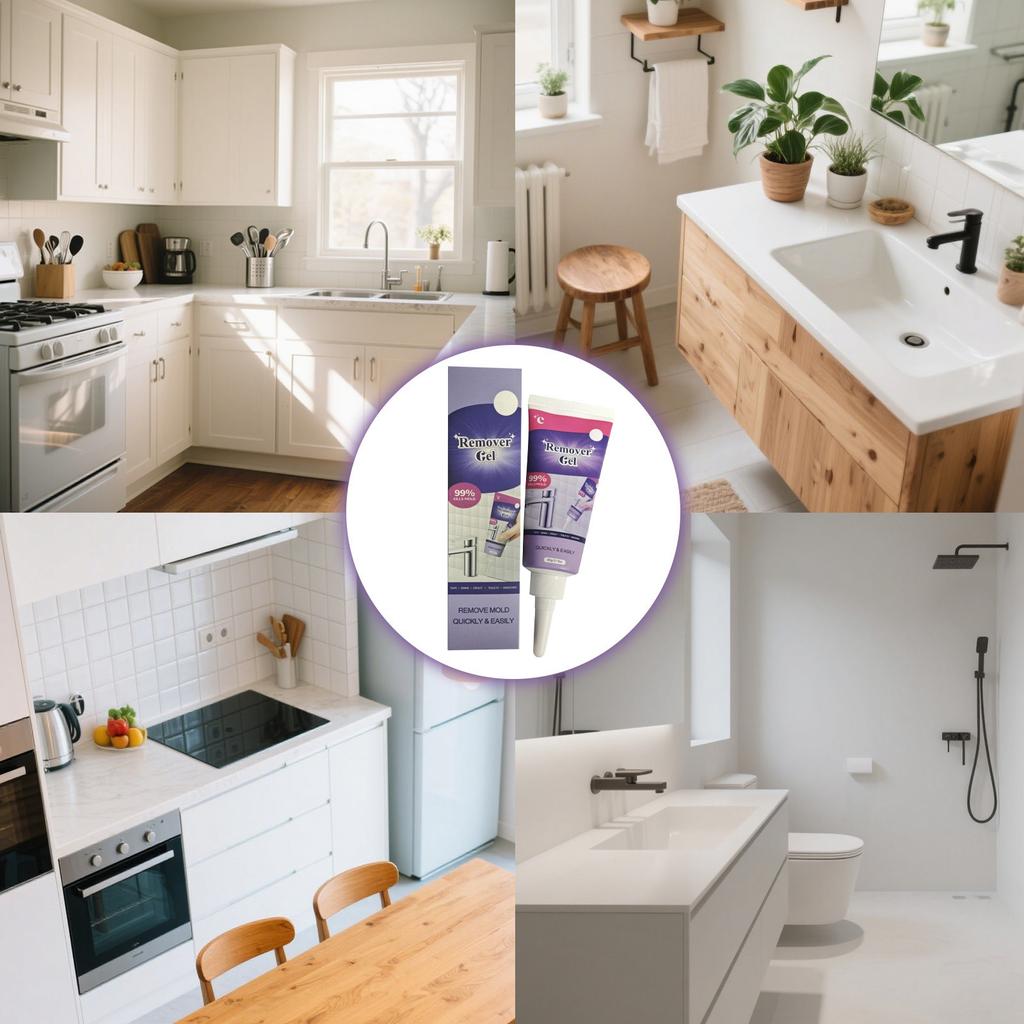 Mold Removal Gel, Household Cleaning Gel, Powerful Multi-functional Cleaning Gel For The Gaps Between Bathroom And Kitchen Tiles