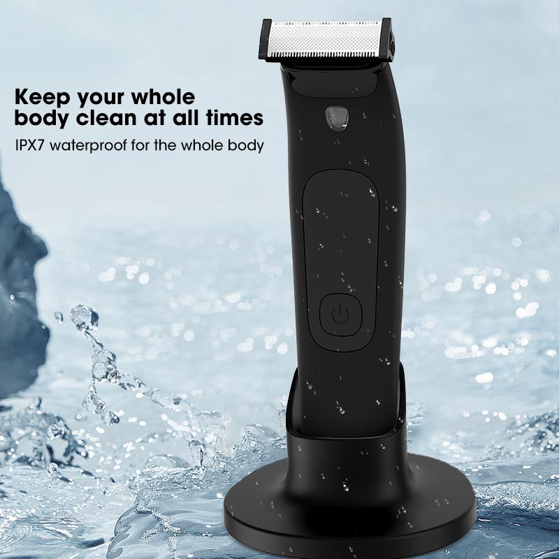 Body Hair Trimmer USb Waterproof Digital Display Men's Electric Shaver Women's Underarm Private Trimmer