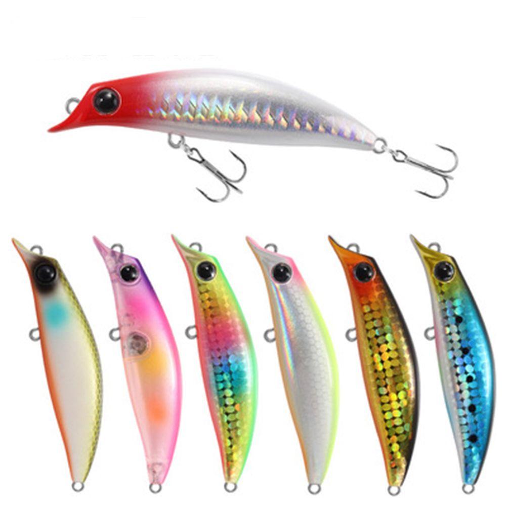 Multicolor Winter Fishing Crankbaits Useful Minnow Lures Long Casting Lure Fish Hooks Minnow Baits
