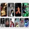 DT29 One Piece Anime Case for iPhone 16 15 Plus 14 13 12 11 Pro 8 7 6S 6 SE 5S X XR XS Max Realme C30 C33 C31 9I Huawei P30 Black Soft Cover