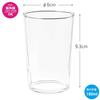 Toyo Sasaki Glass Tumbler Glass Tumbler 180ml Set of 144 Made in Japan Dishwasher Safe Glass Cup Beer Glass Commercial Glass 01106