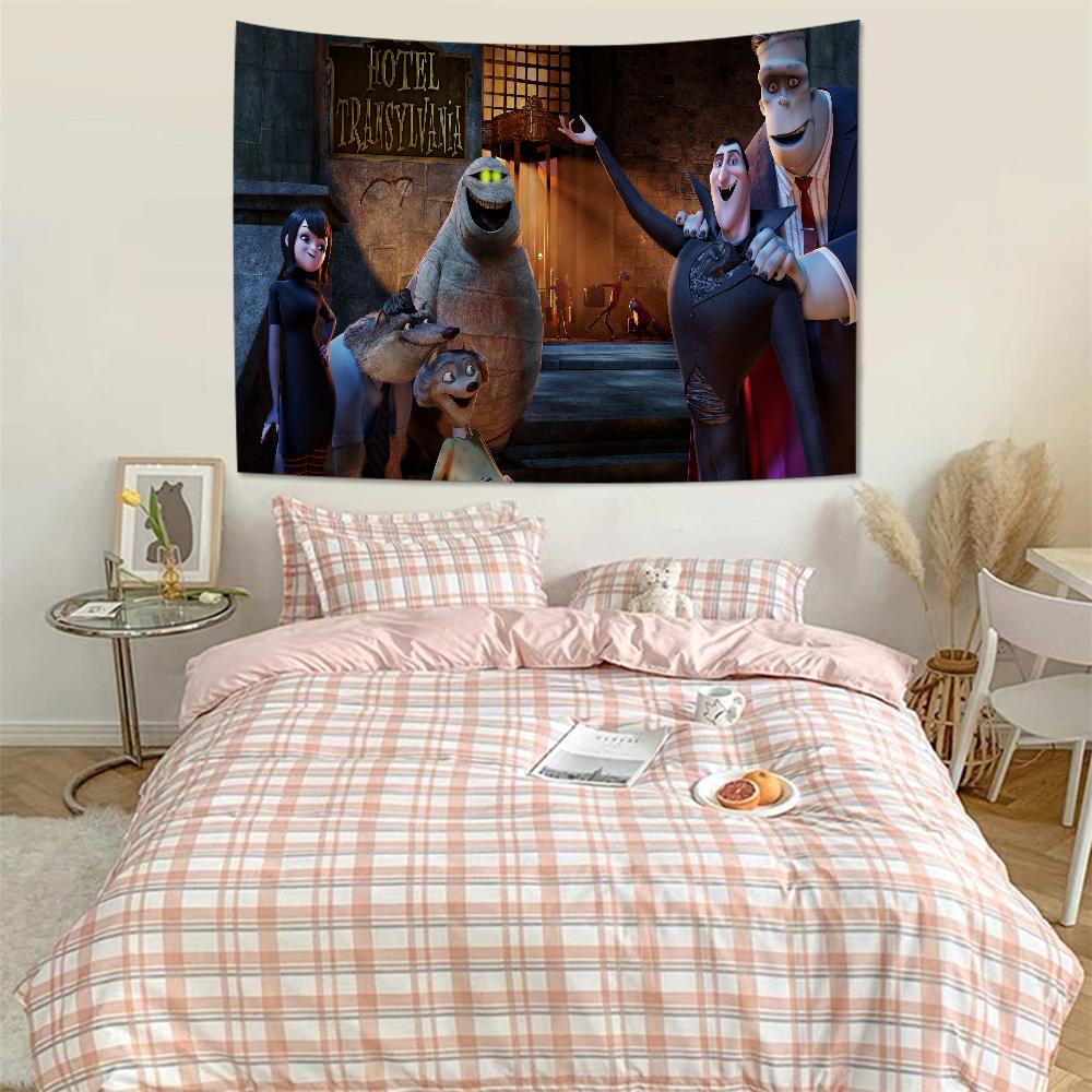 Anime Hotel Transylvania Hanging Bohemian Tapestry Bohemian Wall Tapestries Mandala Kawaii Room Decor