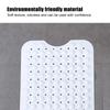 PVC Household Hotel Bathtub Shower Mat Slip Resistant Bathroom Floor Mat with Suction CupWhite 40.5x101cm