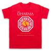 TV drama Lost The Dharma Initiative 100cotton unisex shirt 2026 Summer New Oneck Mens Y2k Short Sleeve Tshirt fan gift