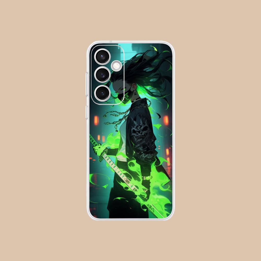Anime Girl Mobile Phone Case for Samsung Galaxy S25 S24 S23 S22 S21Plus FE Ultra Clear Colorful Cover Smartphone Cover