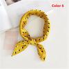 Gifts Women Small Vintage Square Scarf Silk Feel Satin Head Neck Hair Tie Band