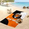 Hull City Personalized Printed Beach Towel Soccer Logo Support Custom Name Text Absorbent Towel For Sport Travel Special Gift