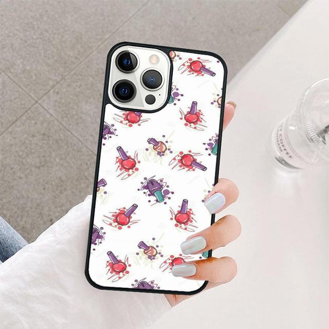 Nail Polish Mobile Phone Cases Cover For iPhone 17 Air 16 15 14 12 13 11 Pro MAX apple Plus Coque
