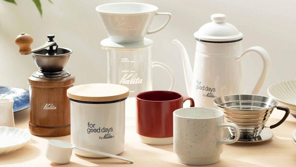 Kalita Coffee Pot, Enamel, White, 1000ml, Direct Stovetop, Made In Japan, ForGoodDays Drip Pot, Drip Kettle, Coffee Kettle, Tea Kettle, Coffee Shop,